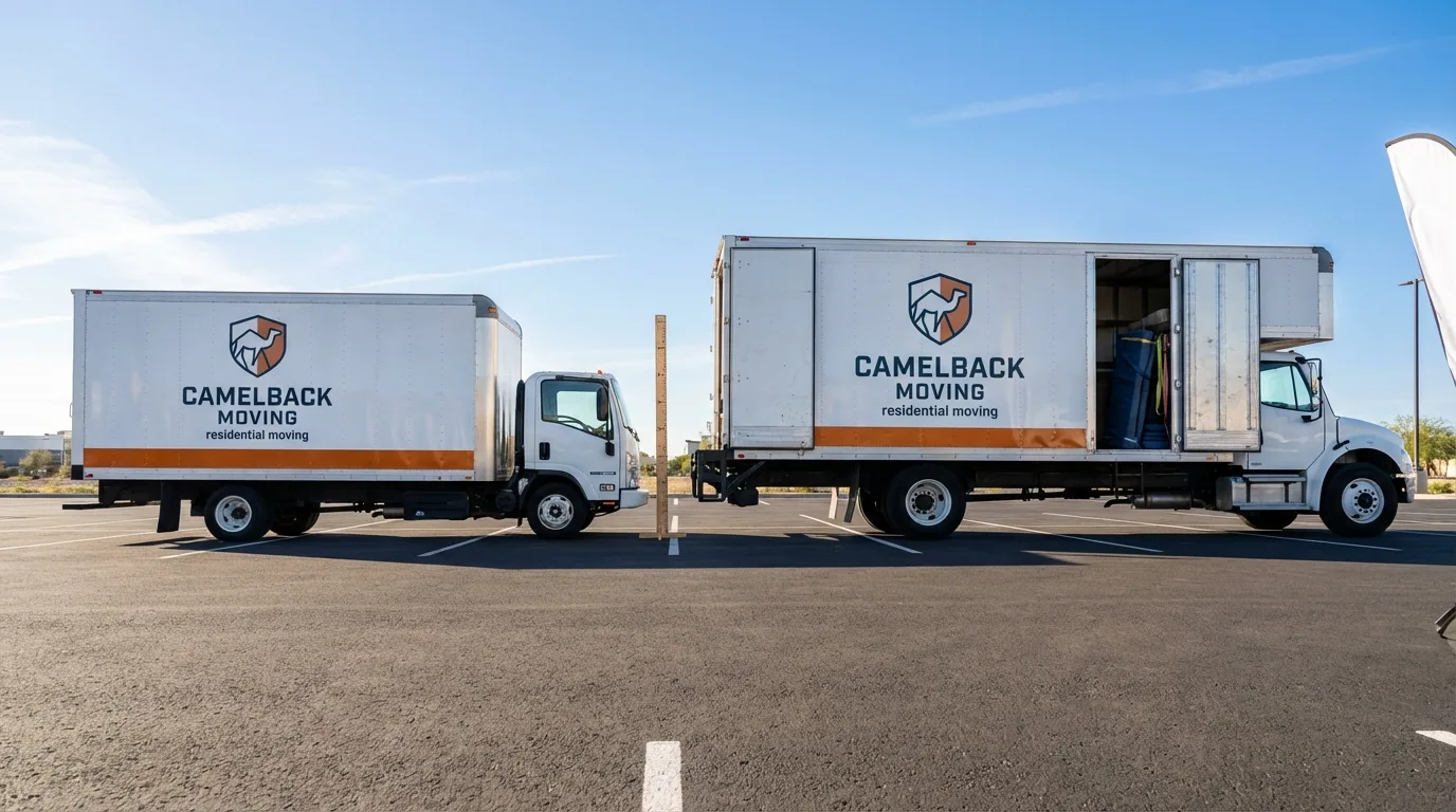 Moving truck size capacity guide in Manorville